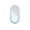 Spiegel met houten frame blauw 20x40x2,5cm