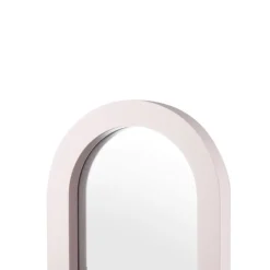Spiegel met houten frame lila 20x40x2,5cm