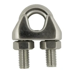 Staaldraadklem 10 mm RVS 316