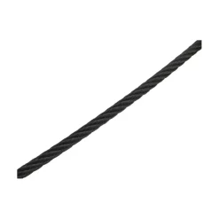 Staaldraad 2mm 5m RVS Zwart