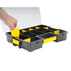 Gereedschapskisten & Opbergsystemen > STANLEY assortimentsdoos 14-vaks 7x38x29 cm met flexibele indeling