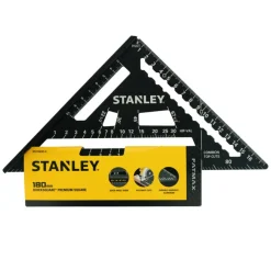 Overig Meetgereedschap > STANLEY multifunctionele aluminium bouwdriehoek 180mm