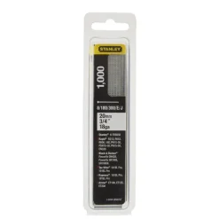 Stanley nagels type j 2x20mm 1000st