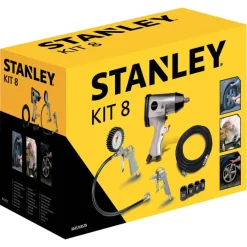 Compressoraccessoires > STANLEY pneumatische luchtset voor bandenwissel 8-delig