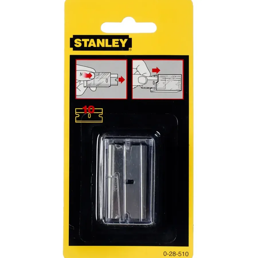Messen > STANLEY reservemesje voor glasschraper (5 stuks)
