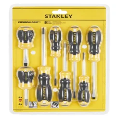 Schroevendraaiers > STANLEY schroevendraaierset Cushiongrip 8 delig
