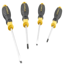 Schroevendraaiers > STANLEY schroevendraaierset Cushiongrip 4 delig