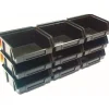 Gereedschapskisten & Opbergsystemen > Erro Stapelbakjes type B1 set 9 stuks met kunststof strip