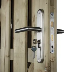 Starx Tuinpoortsluiting poortslot met insteekslot SKG 1-ster RVS