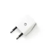 Stekkers > Creative Cables Stekker plat ongeaard wit