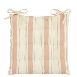 Stoelkussen 40 x 40 x 5 cm beige