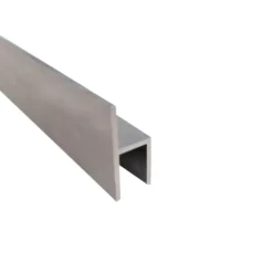 Elektriciteitsbuizen > Geen Stoelprofiel mat zilver aluminium 33,5x20x15x2000x1.5 mm