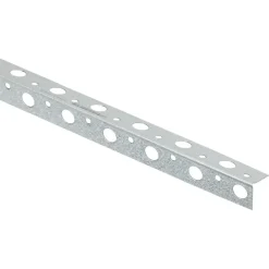 Gipsplaatbenodigdheden & Accessoires > Geen Stuc-/ hoekprofiel aluzink staal voor 6 mm stucdikte 260 cm