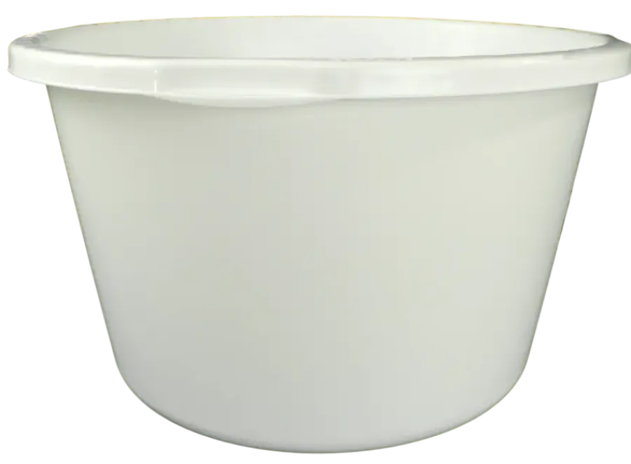 Bouwemmers & Speciekuipen|Bouwemmers & Speciekuipen > Gripline Stuckuip rond 40 liter wit