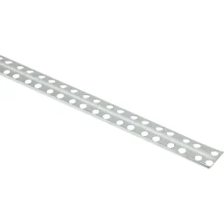 Gipsplaatbenodigdheden & Accessoires > Geen Stucstopprofiel aluzink staal voor 3 mm laagdikte 260 cm