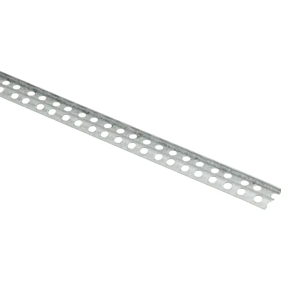Gipsplaatbenodigdheden & Accessoires > Geen Stucstopprofiel aluzink staal voor 6 mm stucdikte 260 cm