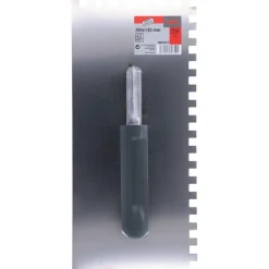 Toebehoren & Benodigdheden|Stuc Benodigdheden > Suki plakspaan rvs hout handv tand 8mm