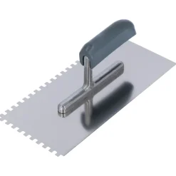Toebehoren & Benodigdheden|Stuc Benodigdheden > Suki plakspaan rvs hout handvat tand 6mm