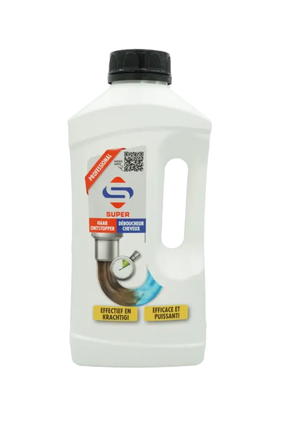 Ontstoppers|Ontstoppingsmiddelen > Super Cleaners SUPER haar ontstopper 1 L