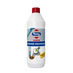 Ontstoppers|Ontstoppingsmiddelen > Super Cleaners SUPER sanitair ontstopper 1 L