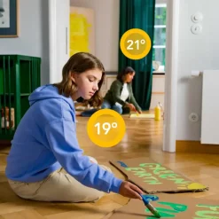 Slimme Thermostaten > Tado Starters Kit Thermostaat V3+ Bedraad Zwart