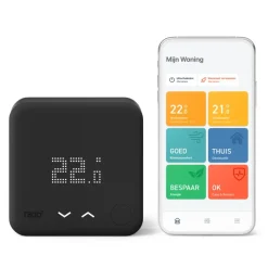 Slimme Thermostaten > Tado Starters Kit Thermostaat V3+ Bedraad Zwart