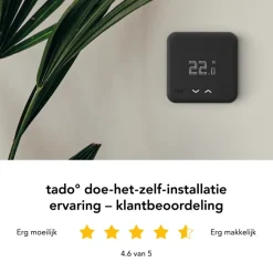 Slimme Thermostaten > Tado Starters Kit Thermostaat V3+ Bedraad Zwart