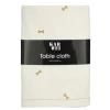 Tafelkleed strik goud 250 x 140 cm