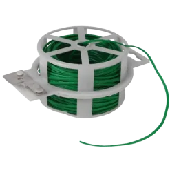 Talen tools bindband groen geplastificeerd metalen kern 50 m