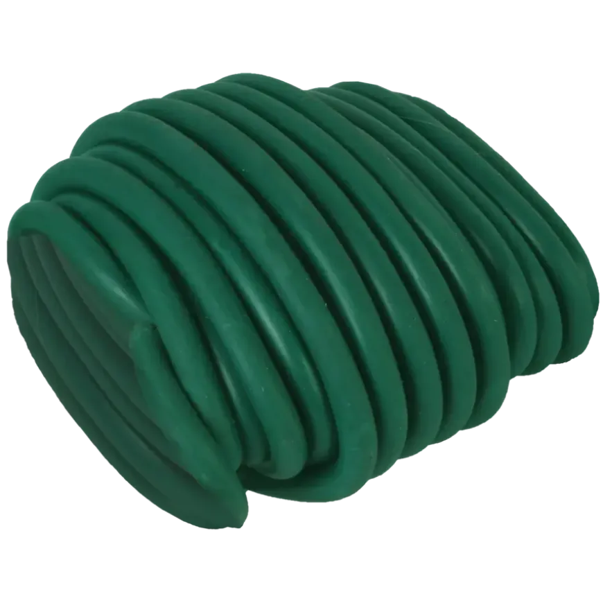 Talen tools rubberband metalen kern groen 6 mm 5 m