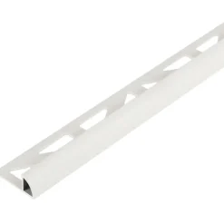 Tegelprofiel kwartrond PVC wit 10 mm 300 cm