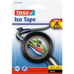 Overige Tape > Tesa elektrische isolatietape zwart 15 mm x 10 m