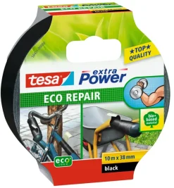 Overige Tape > Tesa Extra Power Eco Repair tape zwart 38 mm x 10 m