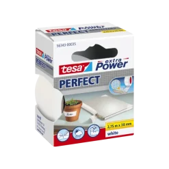 Overige Tape > Tesa Extra Power Perfect ducttape wit 38 mm x 2,75 m