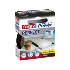 Overige Tape > Tesa Extra Power Perfect ducttape zwart 19 mm x 2,75 m