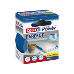 Overige Tape > Tesa Extra Power Perfect ducttape blauw 38 mm x 2,75 m