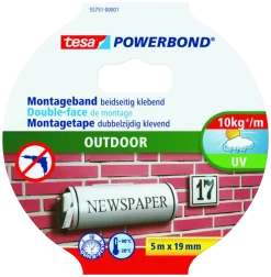 Montagetape > Tesa Powerbond Outdoor montagetape groen 5 m x 19 mm