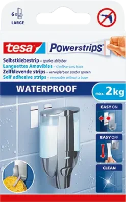 Montagetape > Tesa Powerstrips waterproof strips 6 stuks