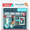 tesa Powerstrips zelfklevende strip Click 4x2 stuks Medium draagkracht 5.4KG