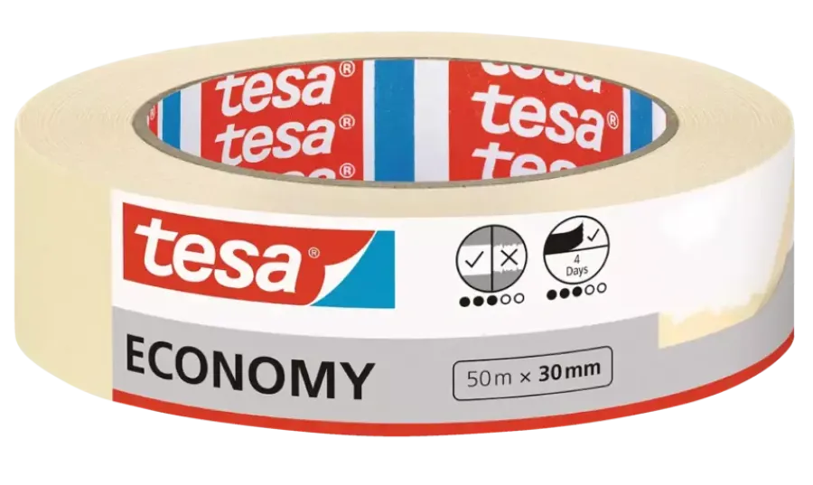 Afplaktape > Tesa schilderstape universeel beige 50 m x 30 mm