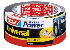 Overige Tape > Tesa Universal Extra Power tape zwart 50 mm x 25 m