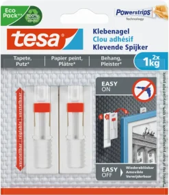 Tesa Verstelbare Klevende Spijker voor Behang & Pleisterwerk