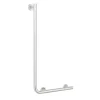 Tiger Boston comfort & safety veiligheidsgreep 90° links geborsteld RVS