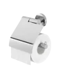 Tiger Boston toiletrolhouder met klep chroom
