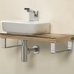 Afvoerbuizen & Hulpstukken > Tiger design lavabo sifon 5/4" 23,5x34x6,7 cm chroom
