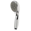 Tiger douchekop Splash Eco Malaga handdouche waterbesparend 5 standen ø 8 cm chroom