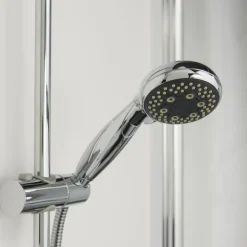 Tiger douchekop Splash Eco Malaga handdouche waterbesparend 5 standen ø 8 cm chroom