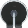 Tiger dubbele zuignap-haak Twin transparant/zwart