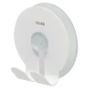 Tiger dubbele zuignap-haak Twin transparant/wit
