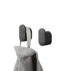 Tiger handdoekhaak Carv klein (2 stuks) Zwart